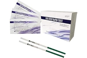 HCG Pregnancy Test Strips (Individually-Sealed, Pack of 50)