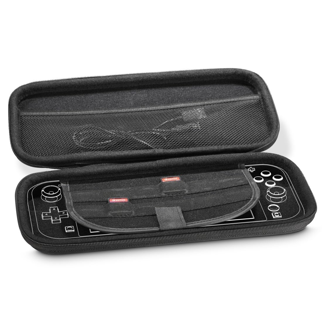 uRage Starter-Kit Tasche, Glas für Nintendo Switch 2, Schwarz 4