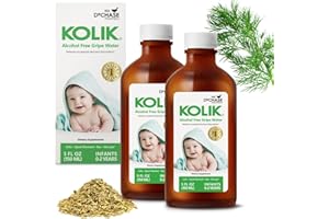 Dr. Chase Kolik Gripe Water for Babies, Alcohol Free Gripe Water for Infant Colic and Gas Relief, Safe and Soothing Colic Baby Relief - 5 Fl Oz (Pack of 2)