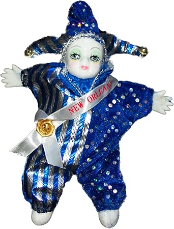 mardi gras porcelain dolls
