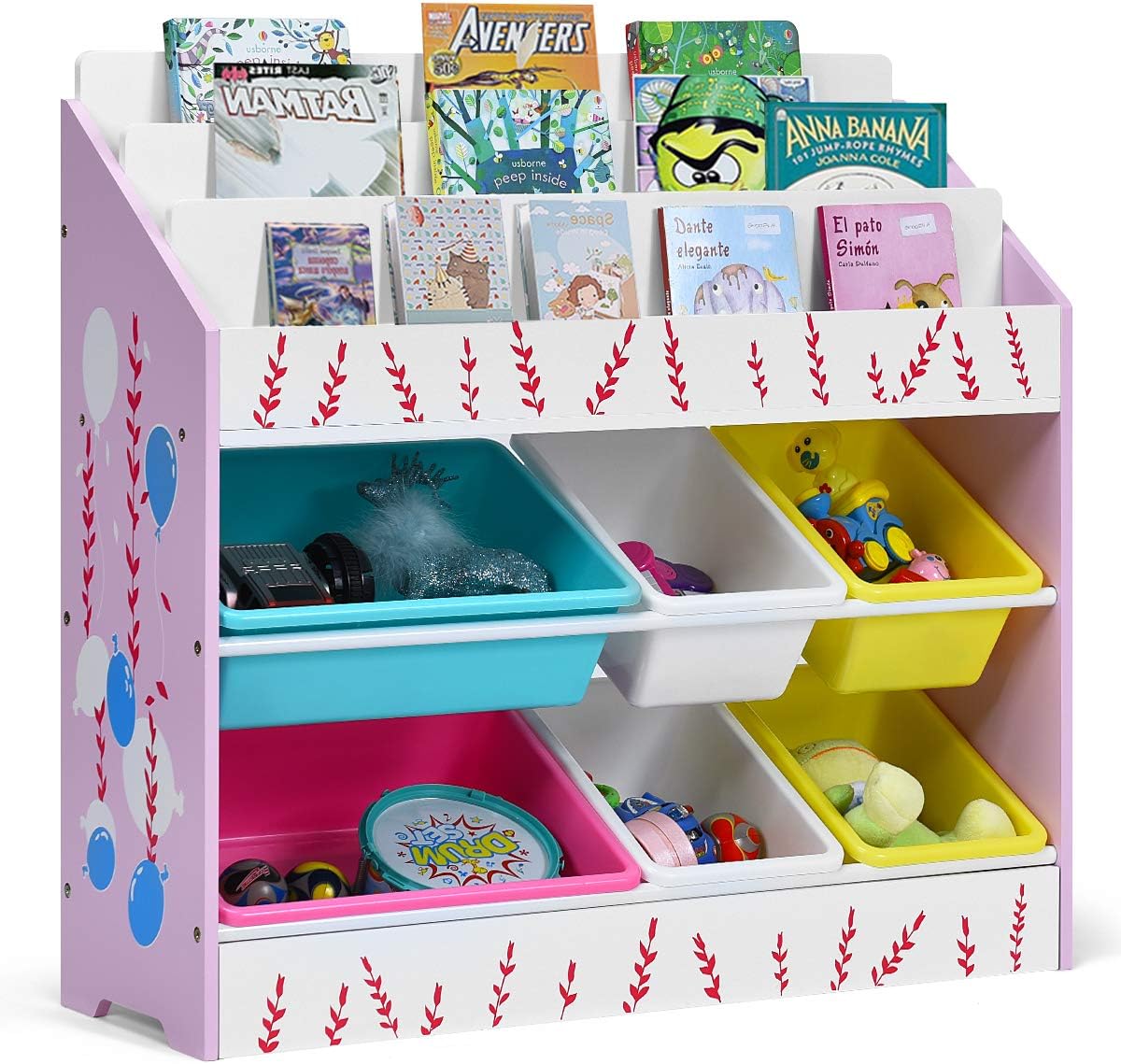 Scaffale a 3 ripiani per bambini