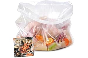 3 Pack Brining Bags for Turkey, PEOUWNES 26"×22" Extra Large Turkey Brine Bag, Thickened materials Holds up to 35lb, Double Zip-lock Seal for Turkey, Chicken, Beef, Pork, Ham, Fish, Lamb
