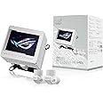 ASUS ROG RYUJIN III WB WHT CPU Water Block - Intel® LGA 1700, 1200, 115X AMD Socket AM4, AM5, Asetek Copper Cold Plate Full Color LCD Display / Embedded VRM Fan. ROG Fittings