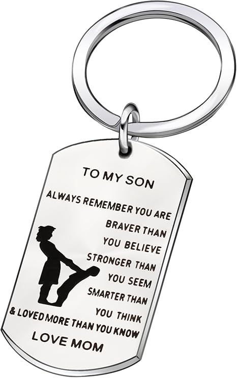 mother and son keyrings