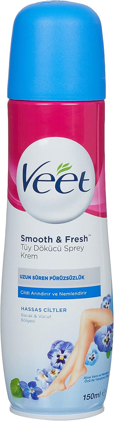 Veet Spray-On Hair Removal Cream for Sensitive Skin 150ml