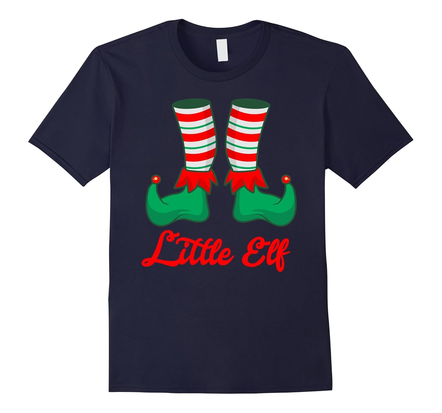 Little Elf Funny Christmas T-Shirt Elf Family Tee-ANZ