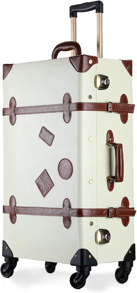 vintage hard shell suitcase