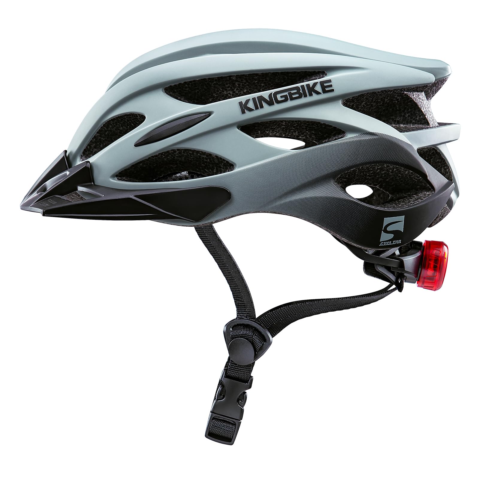 KINGBIKE Bike Helmet with USB Rechargeable Rear