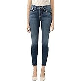 Silver Jeans Co. Womens Avery-Denim High Rise Curvy Fit Skinny Jeans