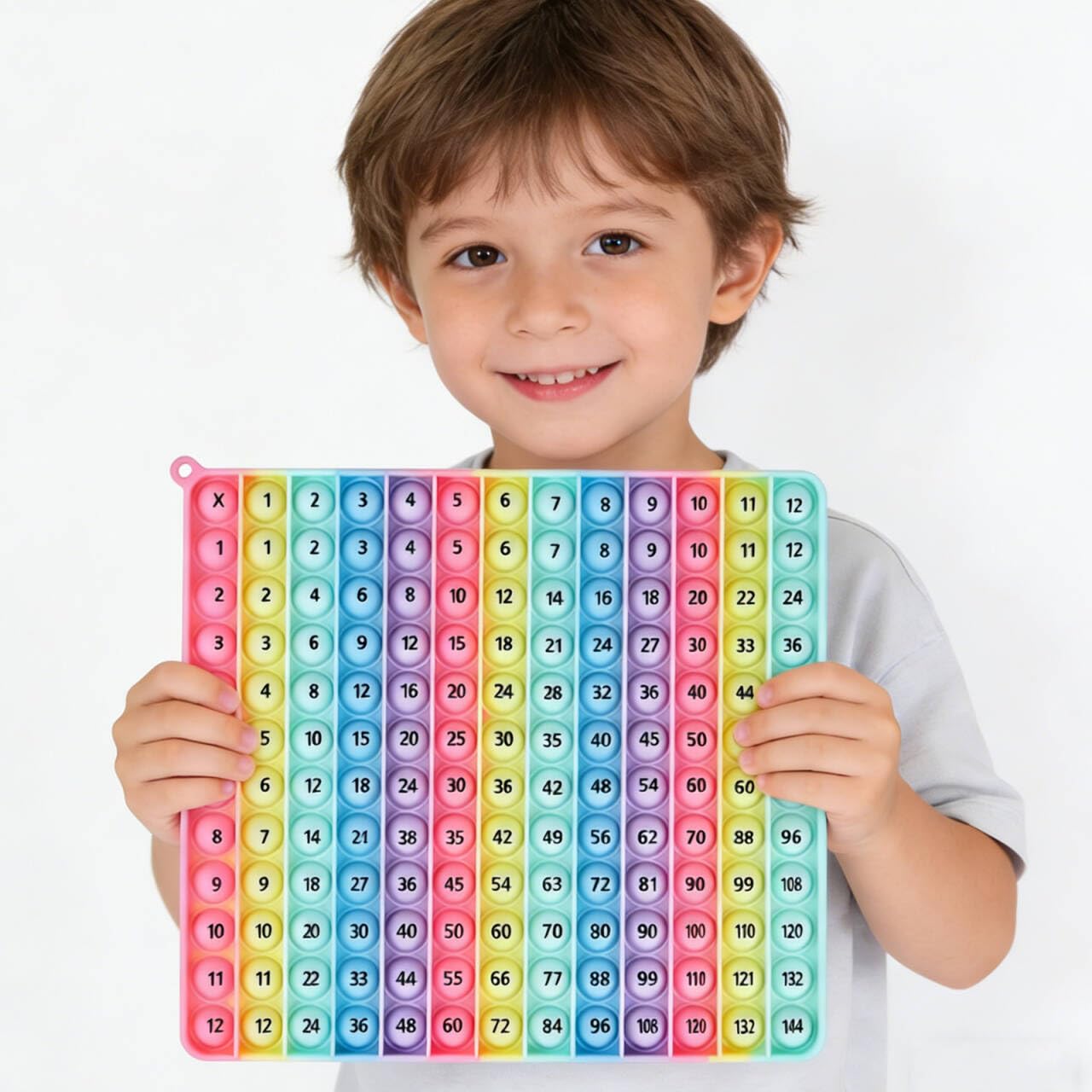 12 Multiplication Table Learning Workbook P00P Fidget Multiplication Game 12x12 Table Math Games Digital Table Toy, Fidget Learning Game Toy Relieves Stress, Creates Various Math Operations