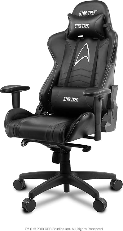 Arozzi Gaming Stuhl Star Trek Edition Schwarz Amazon De Kuche Haushalt