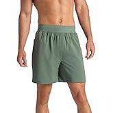 Gaiam Mens Hatha 2.0 7” Short, Standard Fit, Stretch Lightweight Material, Moisture-Wicking