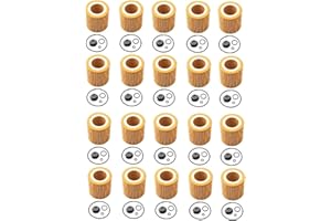 20pcs Oil Filter Compatible with BMW X1 X3 X5 N26 N52 N54 N56 E60 E90 E91 128i 135i 328i 328xi 330i 330xi 335i 335is 335xi 53