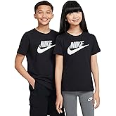 Nike Unisex Big Kids' Sportswear Club T-Shirt (Large Swoosh Logo) - Boys and Girls