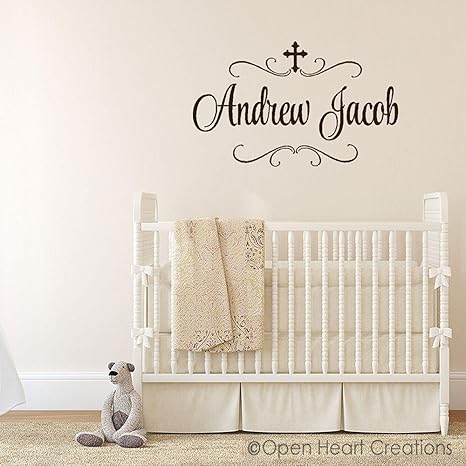 baby name decals for nursery