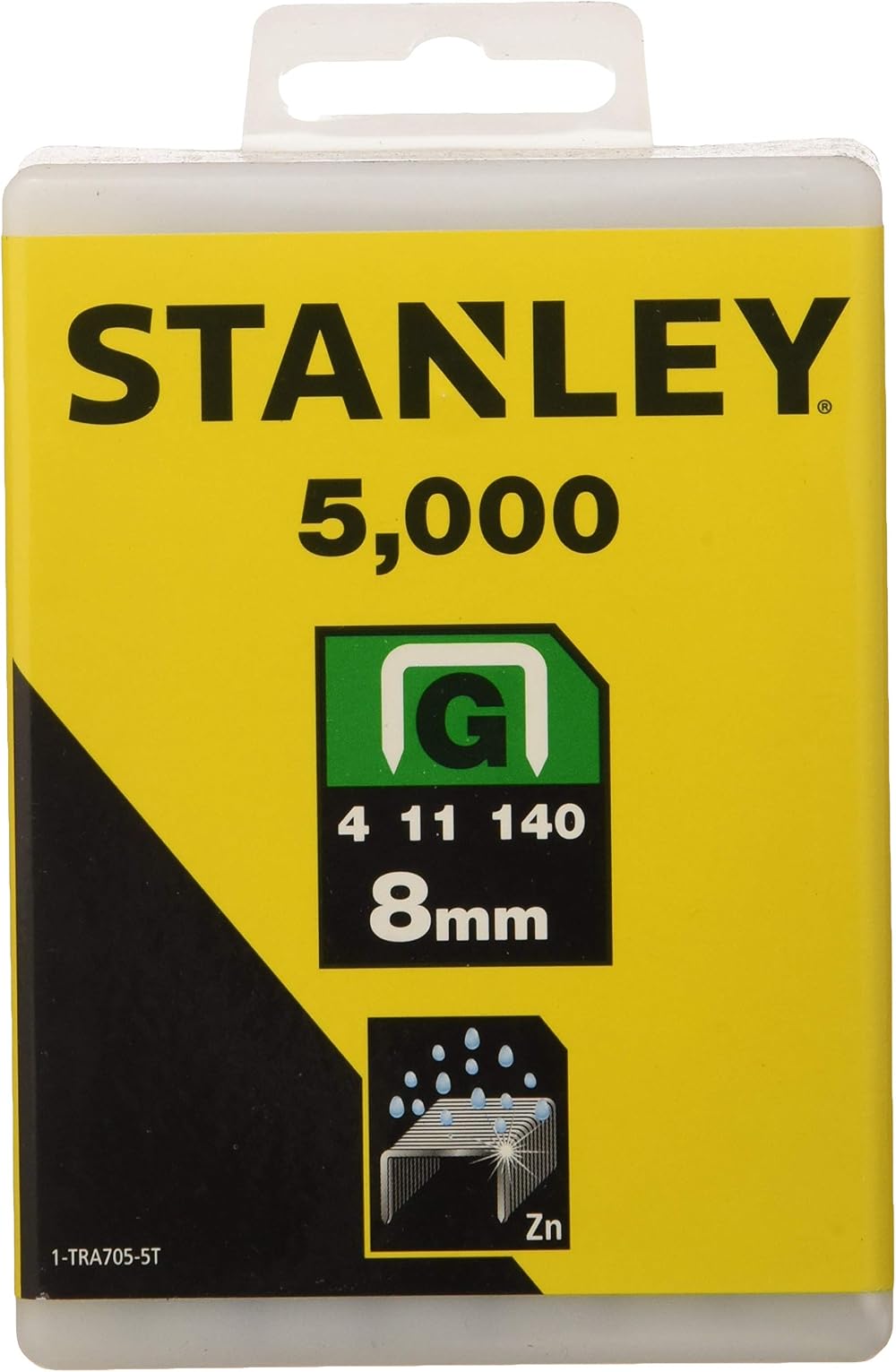Stanley 1-TRA705-5T Heavy-Duty Staple 8mm Pack of 5000 Silver