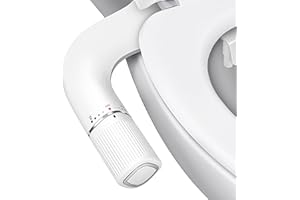 BIGCOW Bidet Attachment for Toilet, Ultra-Slim Dual Nozzle (Frontal & Rear Wash) Hygienic Toilet Bidet, Fresh Cold Water Pres