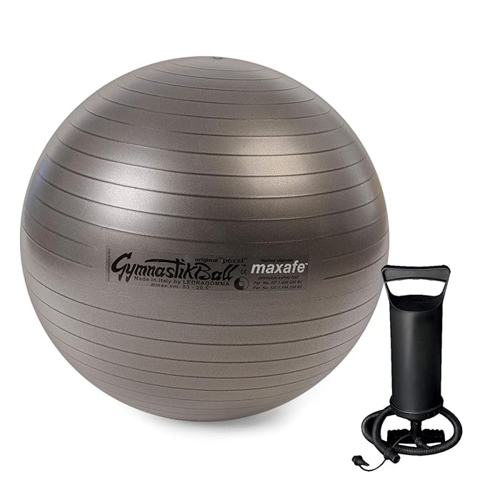 Pezzi Ball MAXAFE Gymnastik- und Sitzball inkl. Ballpumpe „Rapid Plus“
