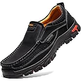 FLYLAND Basic 1.0 Men's Fashion Loafers Vintage Classical Leather Ankle Boots Handmade Chukka Boots Daily Casual Work Office Shoes Driving Shoes