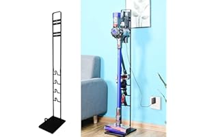 EZ SPARES Vacuum Stand for Dyson,Stable Metal Storage Bracket Stand Holder for Dyson Handheld V6 V7 V8 V10 DC30 DC31 DC34 DC35 DC58 DC59 DC62 Cordless Vacuum Cleaners & Accessories & Attachments