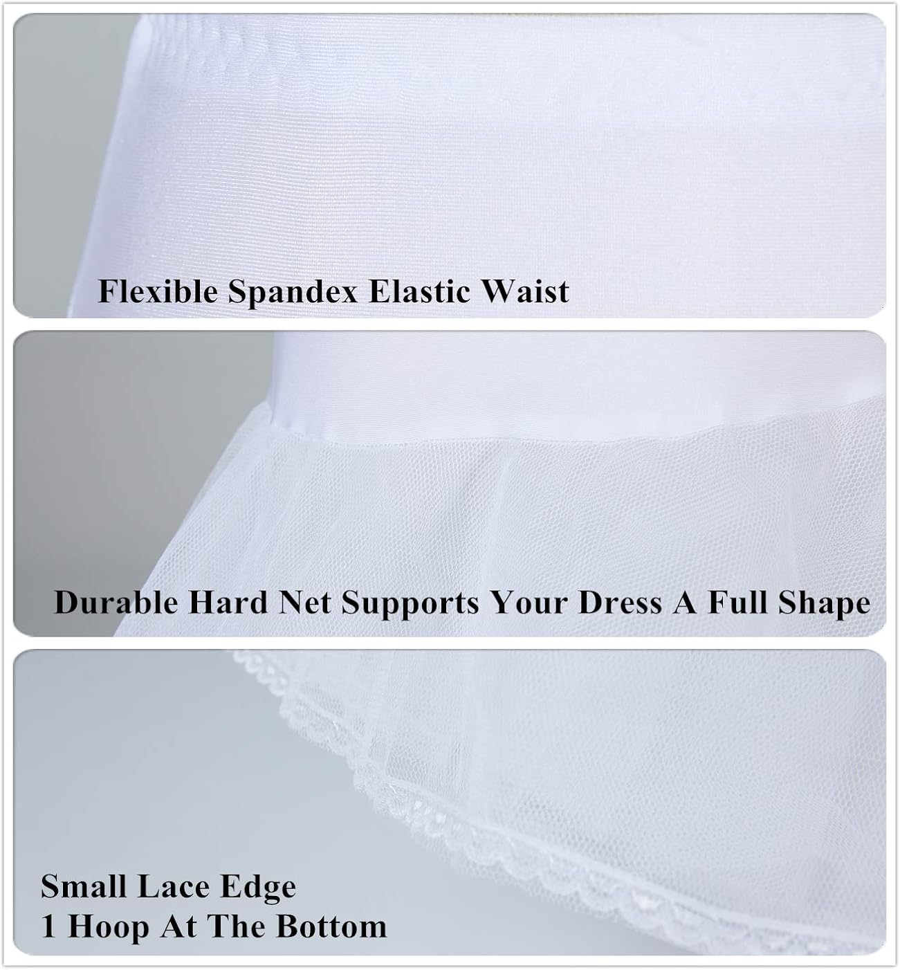 BEAUTELICATE A-line Full Gown Floor-Length Bridal Dress Gown Slip Petticoat at  Women’s Clothing store