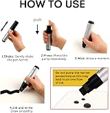 Colpart Acrylic Marker Wide 3-in-1 15 mm Chisel Tip 7 Colors Waterproof view 4