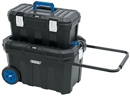 Draper 14712 Mobile Contractors Chest And Tool Box Black Amazon