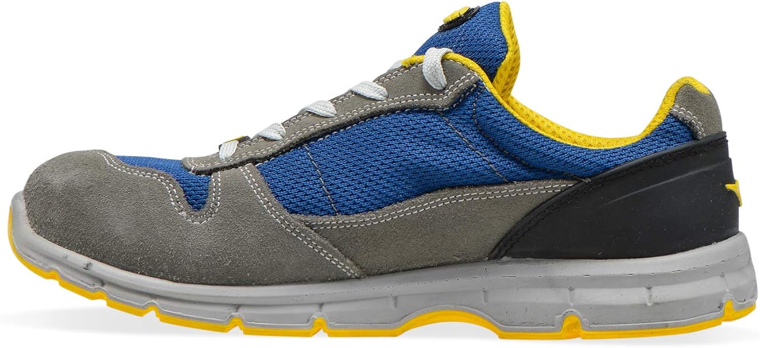 Utility Diadora - Low Work Shoe Run Text Low S1P SRC ESD for Men and Women Grigio Castello Blu Insegna, 10 UK - Image 3