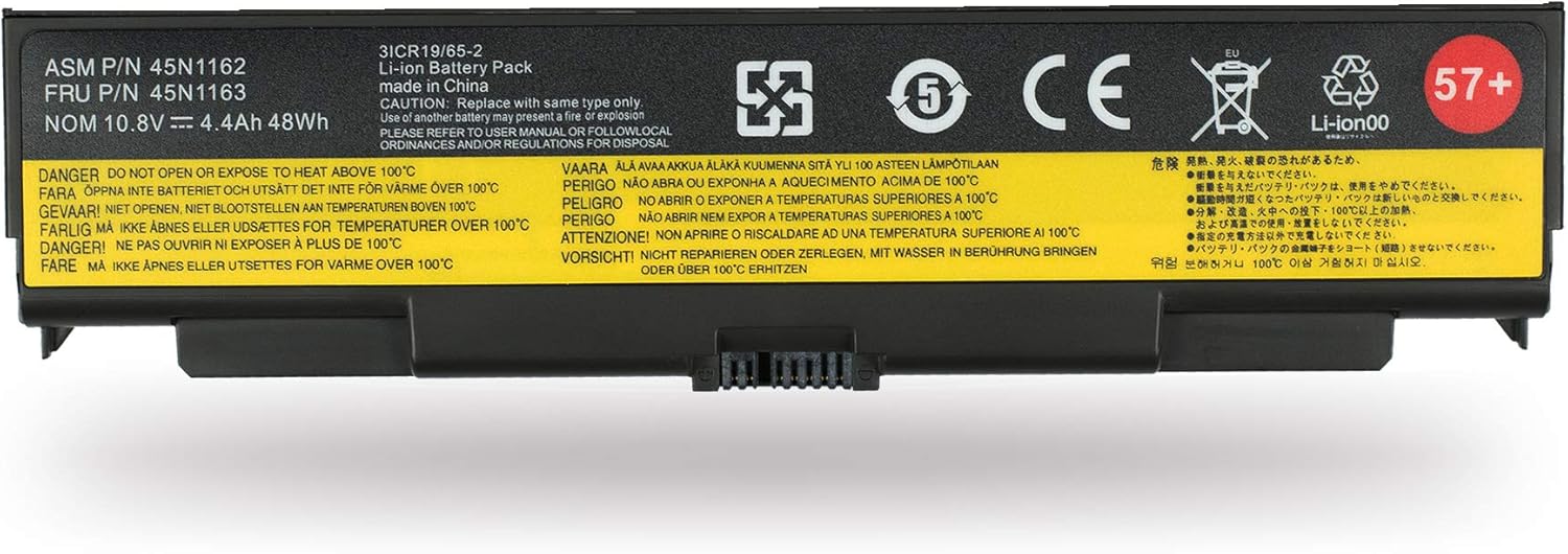 Aluo T440P 10.8V48WH New Laptop Battery for Lenovo ThinkPad T440P T540P W540 W541 L440 L540 45N1153 45N1152 45N1145 45N1163 45N1162 45N1151 45n1144 45n1145 57++ 57 57+