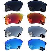 Acefrog 4 Pairs Polarized Replacement Lenses for Oakley Flak Jacket XLJ OO9009 Sunglasses, Perfectly Fit, Shatterproof, Anti-scratch, Value Pack