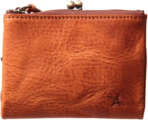 Amazon Ain Soph アインソフ イタリアazzurra社 フル植物タンニン なめしレザー 二つ折り財布 レディース 財布 Da34 Mbl ブラウン Ain Soph アインソフ 財布