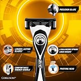 BIC Hybrid 5 Flex Men’s Shaver Handle Refills 5 Nanotech Titanium Blades view 3