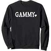 Gammy Gifts for Women Design with Heart Love Gammy Sweatshirt