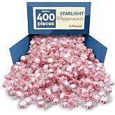 Bulk Starlight Peppermint Mints Candy &ndash; Individually Wrapped &ndash; 5 lb Bag