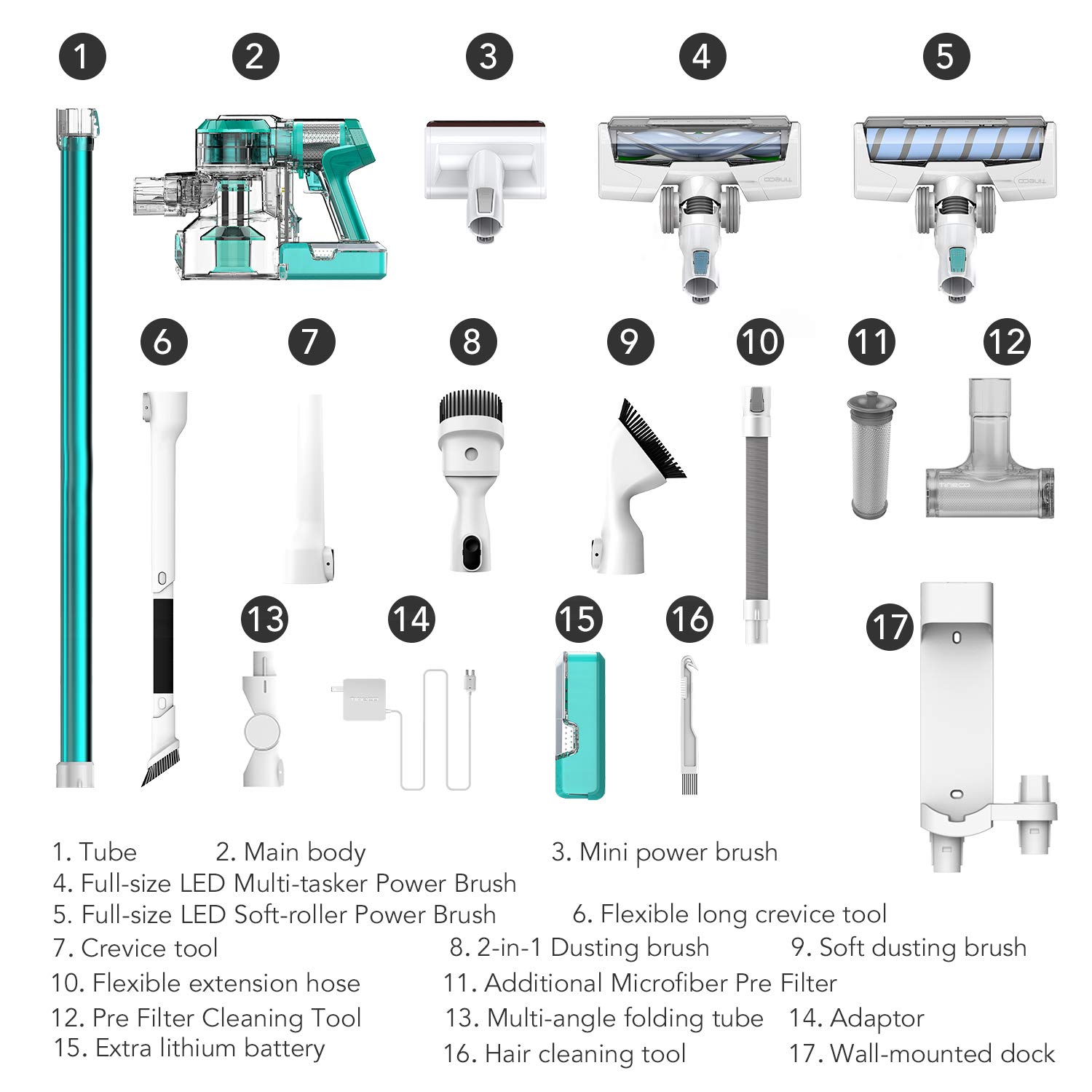 Tineco A11 Master+ Cordless Stick Vacuum Cleaner, Ultra Powerful