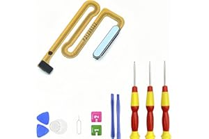 HYYHFIX Galaxy A13 5G Power Button Flex Cable Replacement for Samsung Galaxy A136U Fingerprint Sensor Home Button Flex Cable Connector Replacement Parts 6.5 Inches(US Version) (Blue)