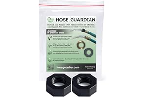 Hose Guardian | Open End Garden Hose Thread Protector Cap – Plastic End Cap for 3/4″ Threads - Leak-Free, Crush-Resistant Female End Plug – Protects Threads When Not in Use (2-Pack)
