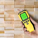 AZUNO Moisture Meter 8-Mode Pin Type Backlit LCD Audible Alert Wood Building view 9