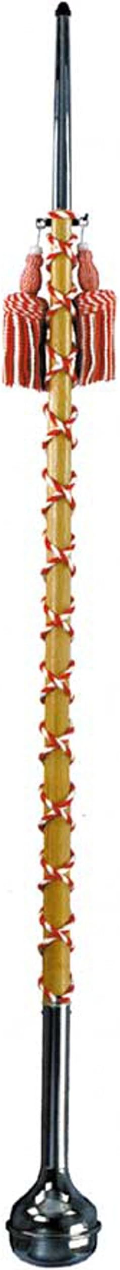 Sandner HM115 Mace, 115 cm, rattan, red/white