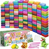 Air Dry Clay 138 Colors, Modeling Magic Clay Gift for Kids | Clay Set, 5 Sculpting Tools, Arts Crafts Gift, For Kids and Beginners