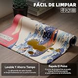 EFISH Kanagawa Surfing Mouse Pad Extended XL 31.5 x 11.8 x 0.12 in stitched view 5
