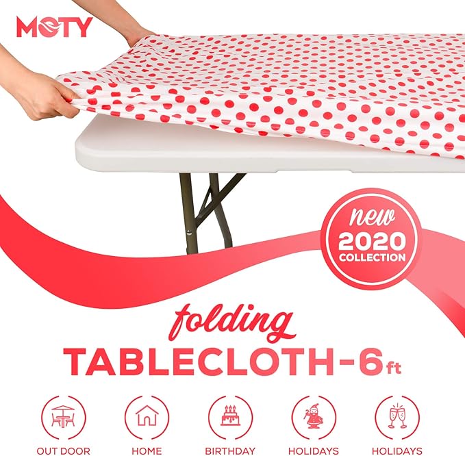 Tablecloth for Folding Table Fitted Rectangular Table