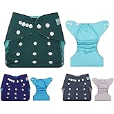 ALVA Baby Cloth Diaper Covers with One Wet Bag, Swim Diaper,Cloth Nappy Shell Baby Girls and Boys