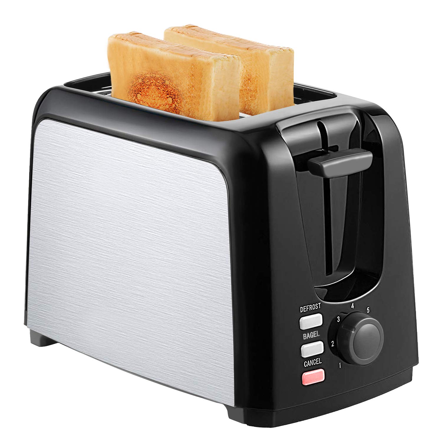 Toaster 2 Slice Best 2 Slice Toaster Best Rated Prime Toaster Wide Slot for Bread Bagel with Bagel/D