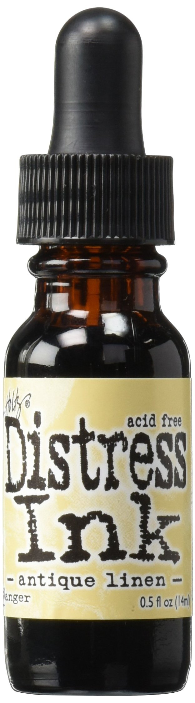 Tim Holtz 0.5 oz Distress Ink Re-Inker, Antique Linen