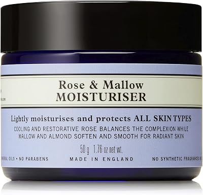 Neal's Yard Remedies Rose & Mallow Moisturiser 50g for All Skin Types Organic