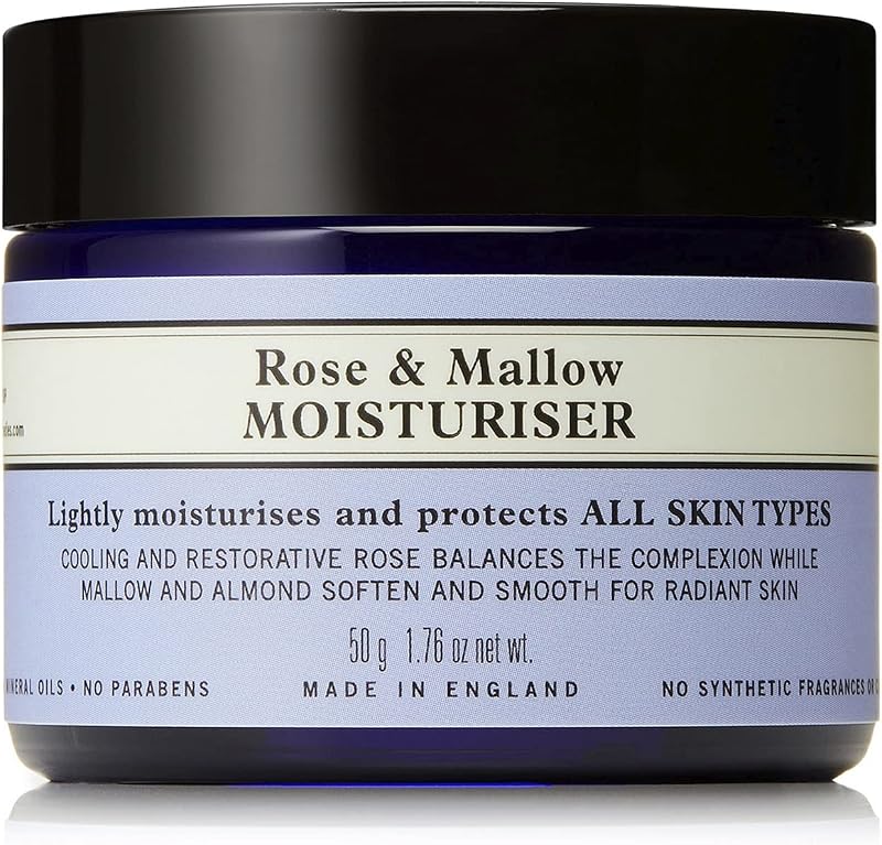Neal's Yard Remedies Rose & Mallow Moisturiser 50g for All Skin Types Organic