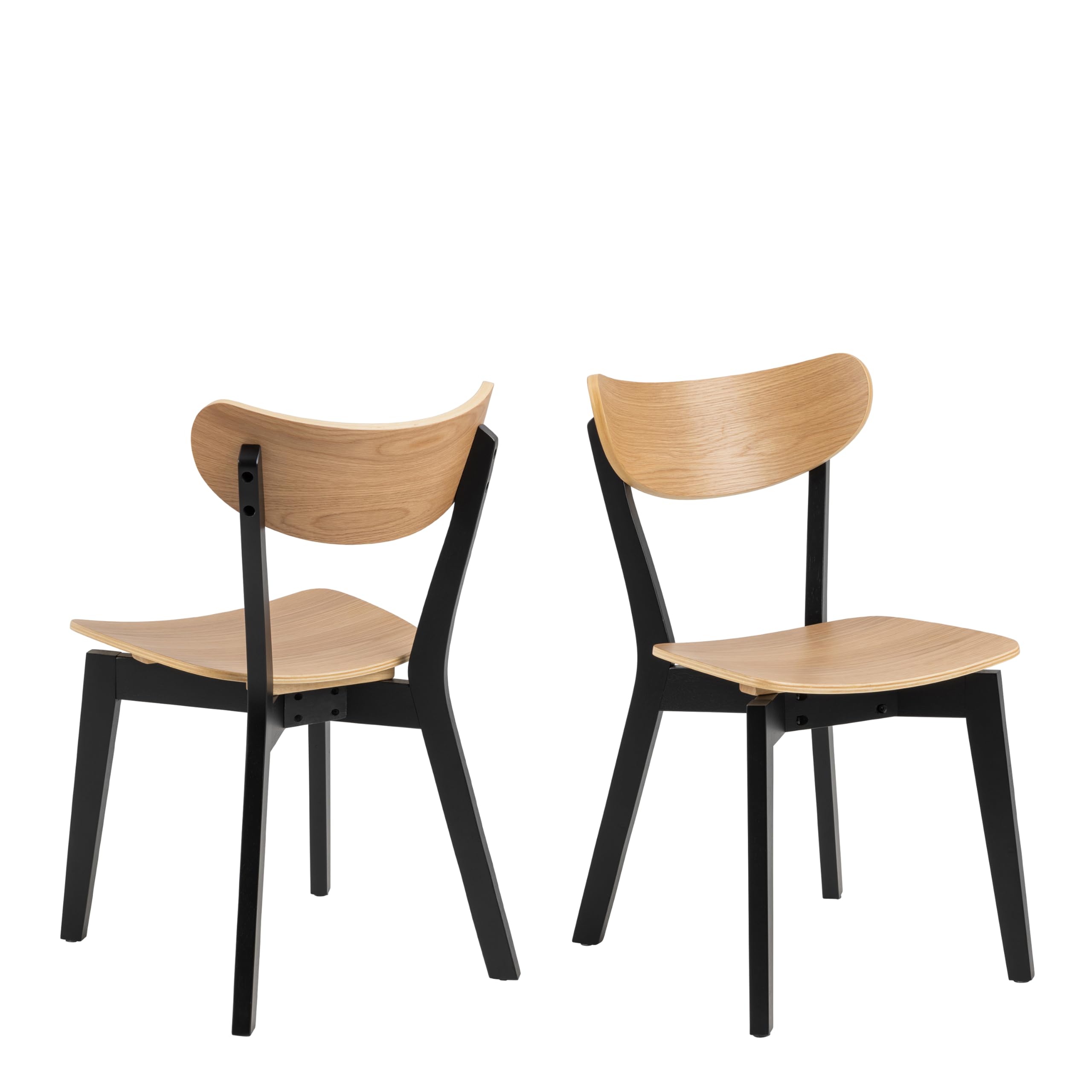Furniture To Go | Roxby, Black, Dining Chairs Set of 2
