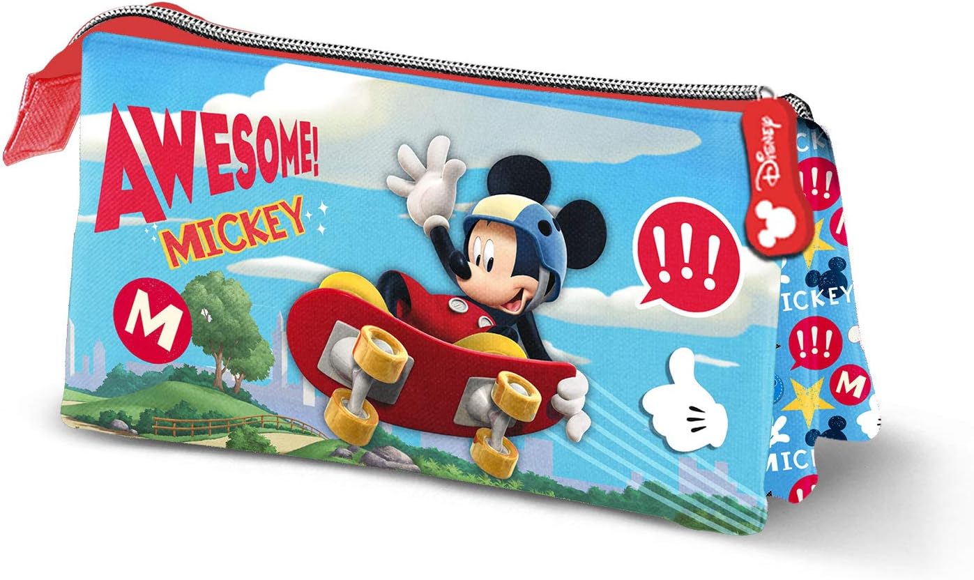 Mickey Mouse SkaterTriple Pencil Case Amazon.ae
