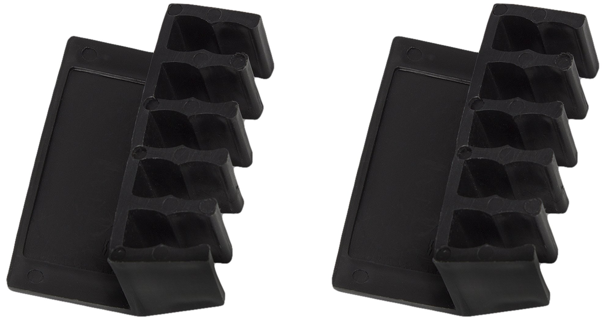 Ewent ew1565 Clip for Cables with Sticker, Black, Set of 2 Pieces